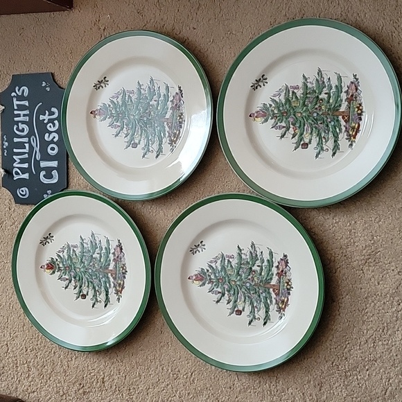 Spode Holiday Spode Christmas Tree Salad Plates Set Of 4 Poshmark